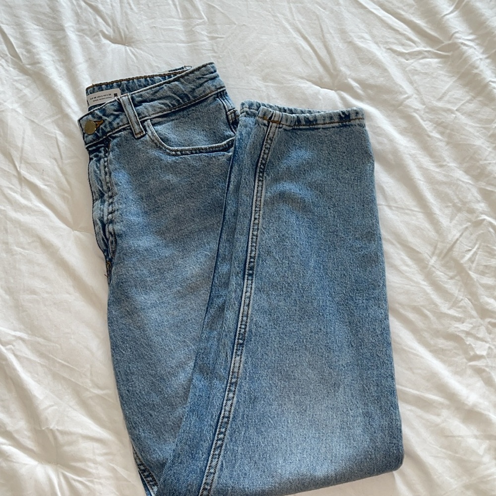 ZARA Mom Fit Jeans Mid-Blue